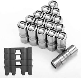 img 3 attached to High Performance DEFEND INDUST Hydraulic Roller Lifters & 4 Guides Set16 LS7 LS2 16 for GM Chevy 5.3 5.7 6.0L 12499225 HL124