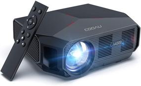 img 4 attached to 🎥 COOAU Portable Outdoor Movie Projector: 5500 Lumens, 1080P Support for Home Theater Experience. Perfect for Daytime Indoor Viewing with TV Stick/Smartphone/Laptop/DVD Player/PS4 Compatibility.