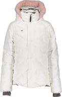 obermeyer girls meghan jacket white logo