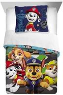 🐾 paw patrol super soft kids bedding - 2 piece twin size comforter set with reversible design and sham logo