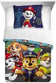 img 3 attached to 🐾 Paw Patrol Super Soft Kids Bedding - 2 Piece Twin Size Comforter Set with Reversible Design and Sham