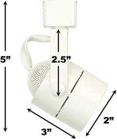 img 3 attached to H System GU10 Line Voltage Track Lighting Fixture White HTC-9154-WH (Bulb Not Included)