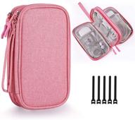 stay organized on-the-go: pink travel cord organizer by bevegekos logo