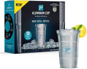 img 4 attached to 🥤 Ball Aluminum Cup: The Ultimate 100% Recyclable Cold-Drink Cup, 20 oz. - 30 Cups/Pack