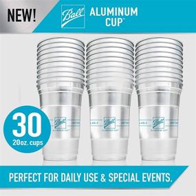 img 3 attached to 🥤 Ball Aluminum Cup: The Ultimate 100% Recyclable Cold-Drink Cup, 20 oz. - 30 Cups/Pack