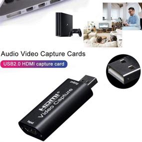 img 2 attached to 🎥 Shenzhi Tech Портативные аудио-видеокарты захвата совместимые с HDMI - USB 2.0, запись в 1080P и 4K с цифровыми зеркальными фотоаппаратами, экшн-камерами - идеально для захвата высокой четкости и живого вещания.