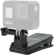 🎒 backpack strap mount quick clip for gopro hero 9/8/7/6(2018)/5 black, dji osmo action, and more - surewo logo