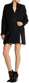 img 2 attached to Womens Simple Collar Blazer: Stylish Woolen Women's Clothing in Coats, Jackets & Vests