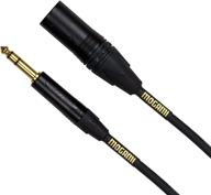 🎧 mogami gold trs-xlrm-06 balanced audio adapter cable, 6ft, straight connectors, gold contacts logo