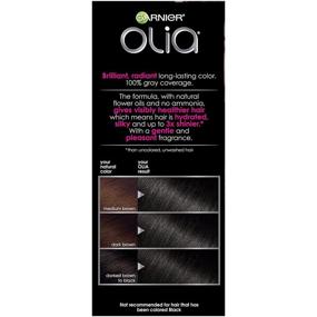 img 2 attached to 🔳 Garnier Olia Oil Powered Permanent Hair Color, Darkest Platinum (Packaging May Vary)