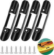 🚣 convenient and durable qkurt 4 pcs kayak paddle holder clip for easy storage and accessibility – including screws! logo