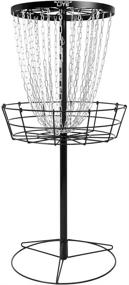 img 4 attached to 🥏 Ultimate Disc Golf Experience: MVP Black Hole Lite 24-Chain Basket Target