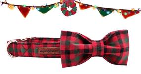 img 2 attached to Spring-inspired Print Dog Collar with Bowtie – Perfect Gift for Small, Medium, Large Dogs!