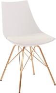 🪑 osp home furnishings oakley mid-century modern bucket chair in white: a stunning addition to your living space логотип