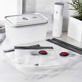 img 2 attached to 🔒 ZWILLING Fresh & Save Vacuum Sealer Machine Starter Set, BPA Free 6-piece, Plastic, Ideal for Meal Prep and Sous Vide