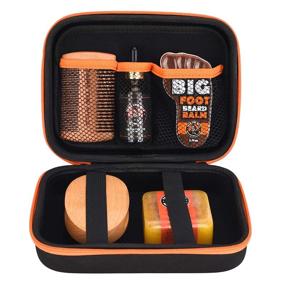 img 4 attached to Unleash Your Beard's Potential with Tame the Wild's Premium Beard Grooming Kit - Natural 🧔 Care Kit for Men with Orange Walnut Beard Soap, Boar's Hair Brush, Sandalwood Comb, Balm, and Oil