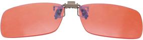 img 3 attached to 🕶️ FL-41 Rose Tinted Anti-UV Clip-on Fit-over Reading Glasses: Migraine Light Sensitivity & Photophobia Relief with Fluorescent Glare Protection (Standard)