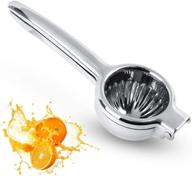 🍋 18/8 stainless steel manual citrus juicer press - large lemon squeezer juicer for lime orange juicing - intpro hand fruit juicer tool logo