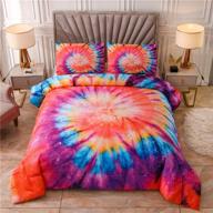 ntbed abstract printed comforter colorful logo