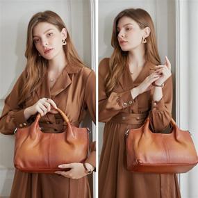 img 3 attached to 👜 Натуральная кожаная сумка Iswee на плечо для женщин - сумки и кошельки