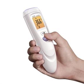 img 3 attached to 🌡️ CEM DT-8807H: Advanced Infrared Forehead Thermometer for Adults and Kids - Accurate Non-Contact Medical Thermometer with Fever Indicator
