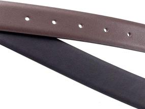 img 1 attached to 👔 Vatees Adjustable Men's Belts - Reversible Leather Replacement Accessories