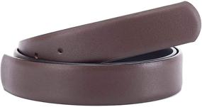 img 3 attached to 👔 Vatees Adjustable Men's Belts - Reversible Leather Replacement Accessories