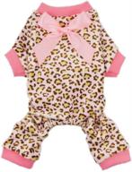 fitwarm® leopard ribbon pajamas clothes логотип