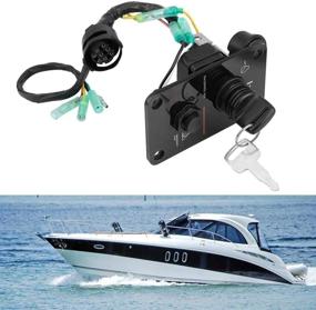 img 2 attached to 🚤 Автоаль YAMAHA для яхт 704-82570-12-00, 12V сборка панели с одним ключом