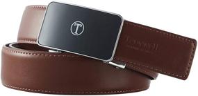 img 3 attached to Tonywell Ratchet Automatic Buckle Adjustable Men's Accessories