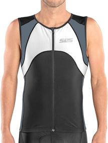 img 4 attached to SLS3 Mens Triathlon Top: The Ultimate Sleeveless Bike Jersey for Triathletes