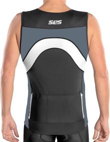 img 1 attached to SLS3 Mens Triathlon Top: The Ultimate Sleeveless Bike Jersey for Triathletes