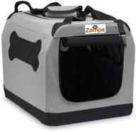 🐾 versatile pet portable crate: ideal for travel, home, and outdoor use - fits dogs, cats, and puppies - complete with convenient carrying case логотип