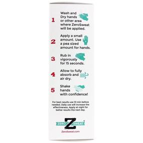 img 1 attached to 👍 ZeroSweat Antiperspirant 20% Deodorant Lotion: Effective Clinical Strength Hyperhidrosis Treatment for Reduced Face and Body Sweating