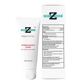 img 3 attached to 👍 ZeroSweat Antiperspirant 20% Deodorant Lotion: Effective Clinical Strength Hyperhidrosis Treatment for Reduced Face and Body Sweating