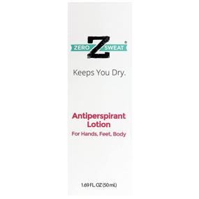 img 2 attached to 👍 ZeroSweat Antiperspirant 20% Deodorant Lotion: Effective Clinical Strength Hyperhidrosis Treatment for Reduced Face and Body Sweating