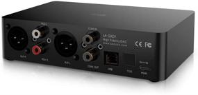 img 2 attached to 🎵 Черный цифровой аудио конвертер SONCOZ LA-QXD1 HiFi (DAC) с XLR полностью сбалансированный