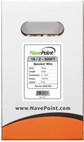 img 3 attached to NavePoint 500Ft Audio Speaker Conductor Accessories & Supplies for Audio & Video Accessories