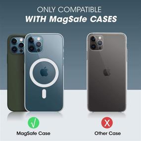 img 3 attached to SUPCASE автомобильный держатель телефона для зарядного устройства Magsafe | Вращающийся держатель на воздушном заслонке | Совместим с iPhone 12/12 Mini/12 Pro/12 Pro Max (черный)