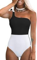 cupshe womens shoulder swimsuit medium women's clothing in swimsuits & cover ups logo