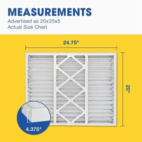 img 3 attached to Замена воздушного фильтра Aerostar 20x25x5 MERV.