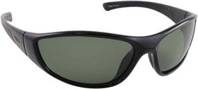 img 1 attached to 🕶️ Sea Striker Pursuit Polarized Sunglasses: Black Frame, Grey Lens - Perfect Fit for Medium to Large Faces