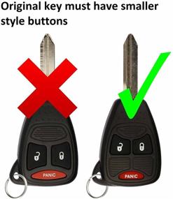 img 1 attached to 🔑 KeylessOption OHT692427AA Car Key Fob Shell Replacement - Just the Case Keyless Entry Remote Control