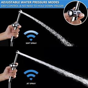 img 1 attached to 🚿 SonTiy Handheld Bidet Sprayer for Toilet - Hygienic Personal Cleaning Solution with Brass Sprayer Head and 5 Year Warranty