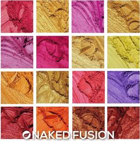 img 2 attached to 🎨 Epoxy Resin Color Pigment: Mica Powder - NAKED FUSION 50 Color Set - MEGA 250g/8.82oz. Non-Toxic - Vibrant Color Selection for Epoxy Resin, Art, Crafts, Soap Making, Bath Bomb Colorants, and Slime