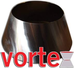 img 1 attached to 🔥 Vortex Small (in) Direct Cooking Charcoal Grill BBQ Accessory Cone 18.5 22.5 - Stainless Steel - USA Made - Genuine SM Size - Ideal for Weber Smokey Mountain WSM