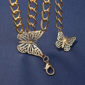 img 1 attached to Suyi Multilayer Waist Butterfly Jewelry