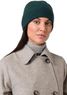 soft & stretchy ribbed cashmere beanie for women by style republic - warm winter hat with ribbed edge logo