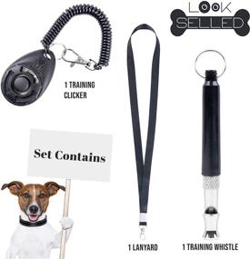 img 3 attached to 🐶 Professional Dog Training Whistle and Clicker Kit - Adjustable Ultrasonic Pitch Frequency Whistle with Lanyard Strap and Clicker for Recall, Bark Control, and Stop Barking - Ideal for Dogs, Pets, and Puppies