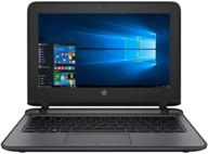 🔋 renewed hp business probook 11.6-inch hd wled touchscreen laptop pc with intel pentium 4405u 2.10ghz processor, 8gb ddr4, 128gb ssd, hdmi, webcam, wifi, bluetooth, up to 13 hrs battery, and windows 10 pro logo